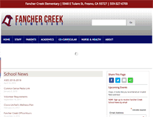 Tablet Screenshot of fanchercreek.cusd.com