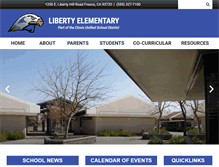 Tablet Screenshot of liberty.cusd.com