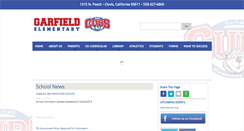 Desktop Screenshot of garfield.cusd.com
