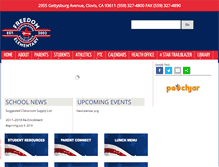 Tablet Screenshot of freedom.cusd.com