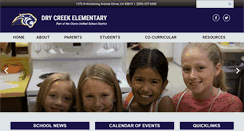 Desktop Screenshot of drycreek.cusd.com