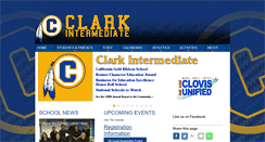 Desktop Screenshot of clark.cusd.com