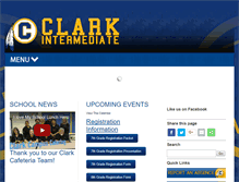 Tablet Screenshot of clark.cusd.com