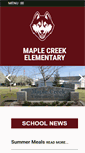 Mobile Screenshot of maplecreek.cusd.com