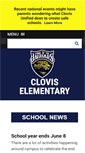 Mobile Screenshot of cloviselem.cusd.com